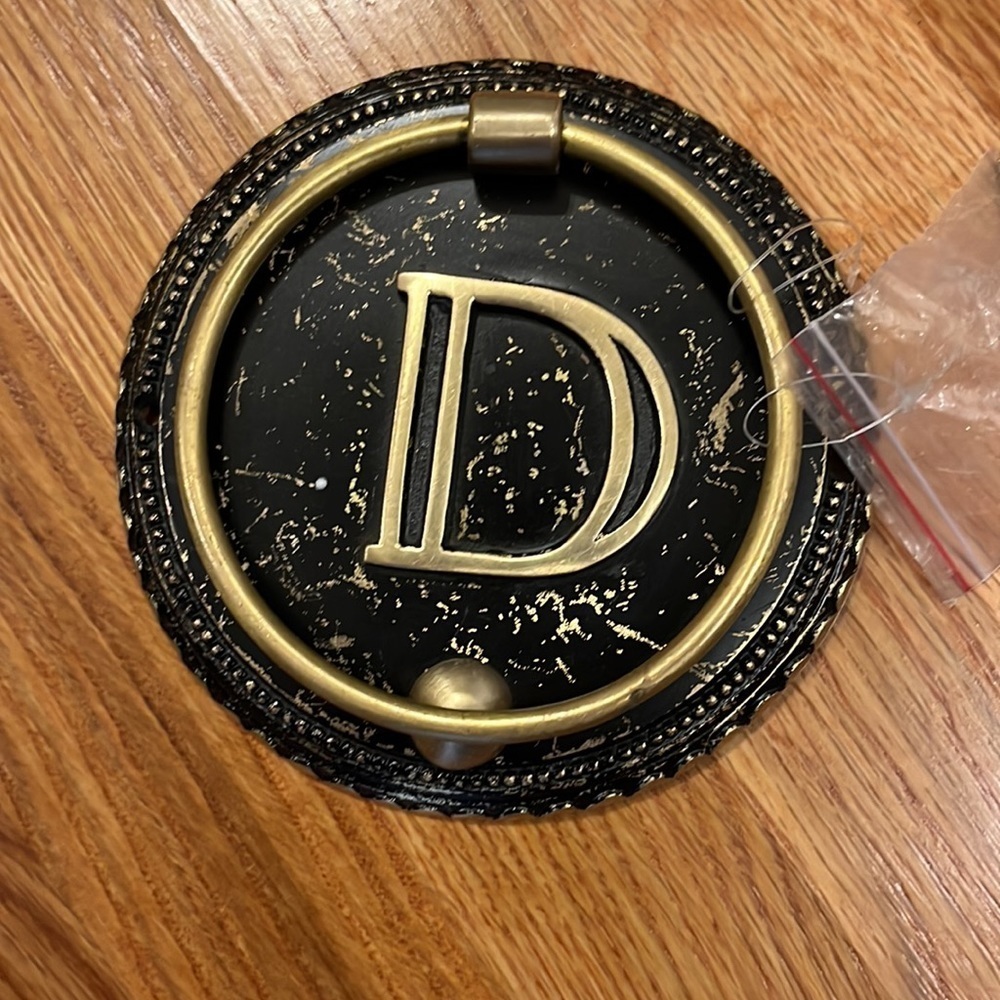 Anthropologie Nora Door Knocker Letter D - Picture 4 of 8